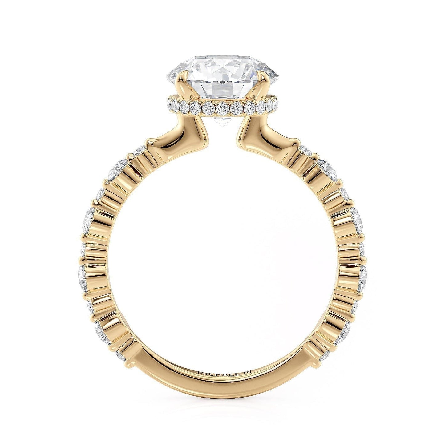 MICHAEL M Engagement Rings Crown R803-2
