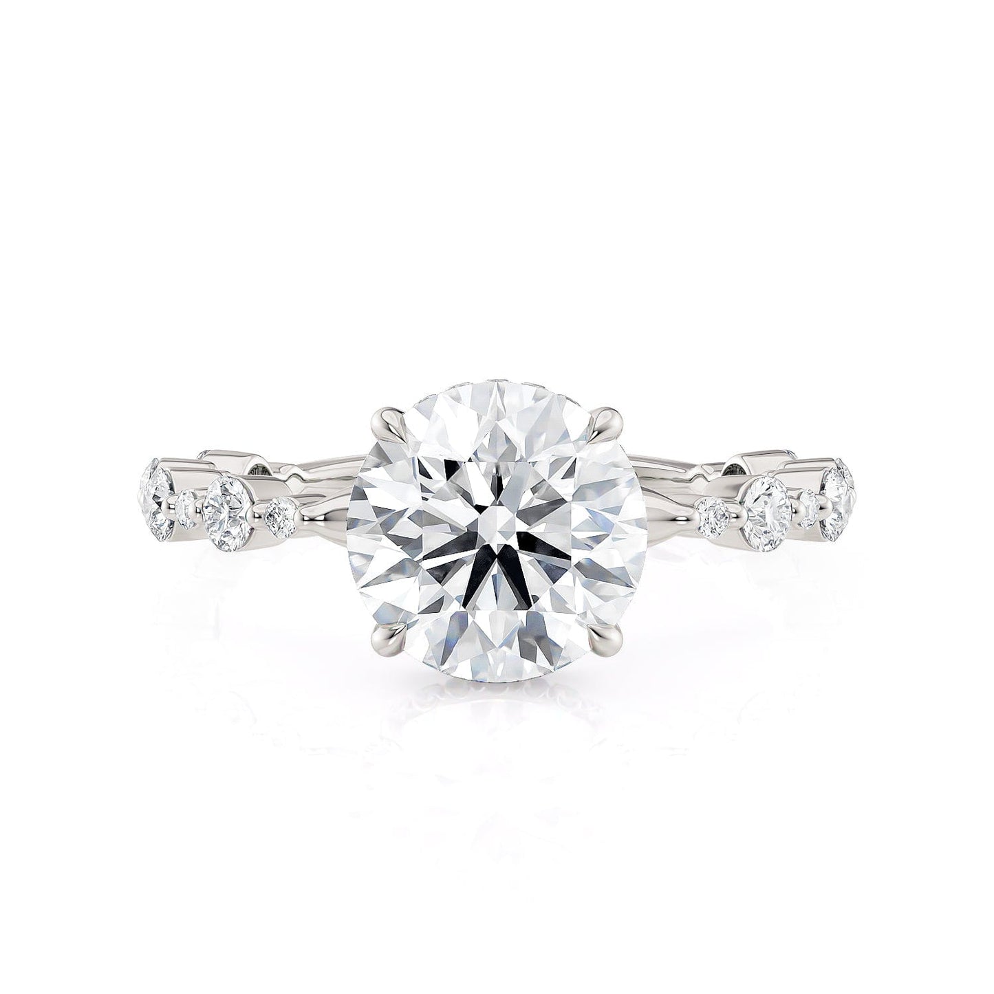 MICHAEL M Engagement Rings Crown R803-2
