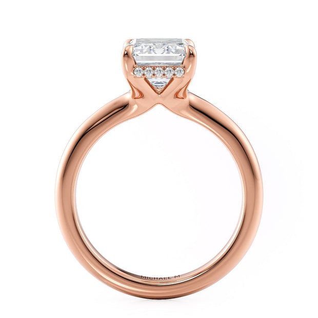 MICHAEL M Engagement Rings Crown R812-3 Emerald