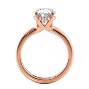 MICHAEL M Engagement Rings Crown R812-3 Oval