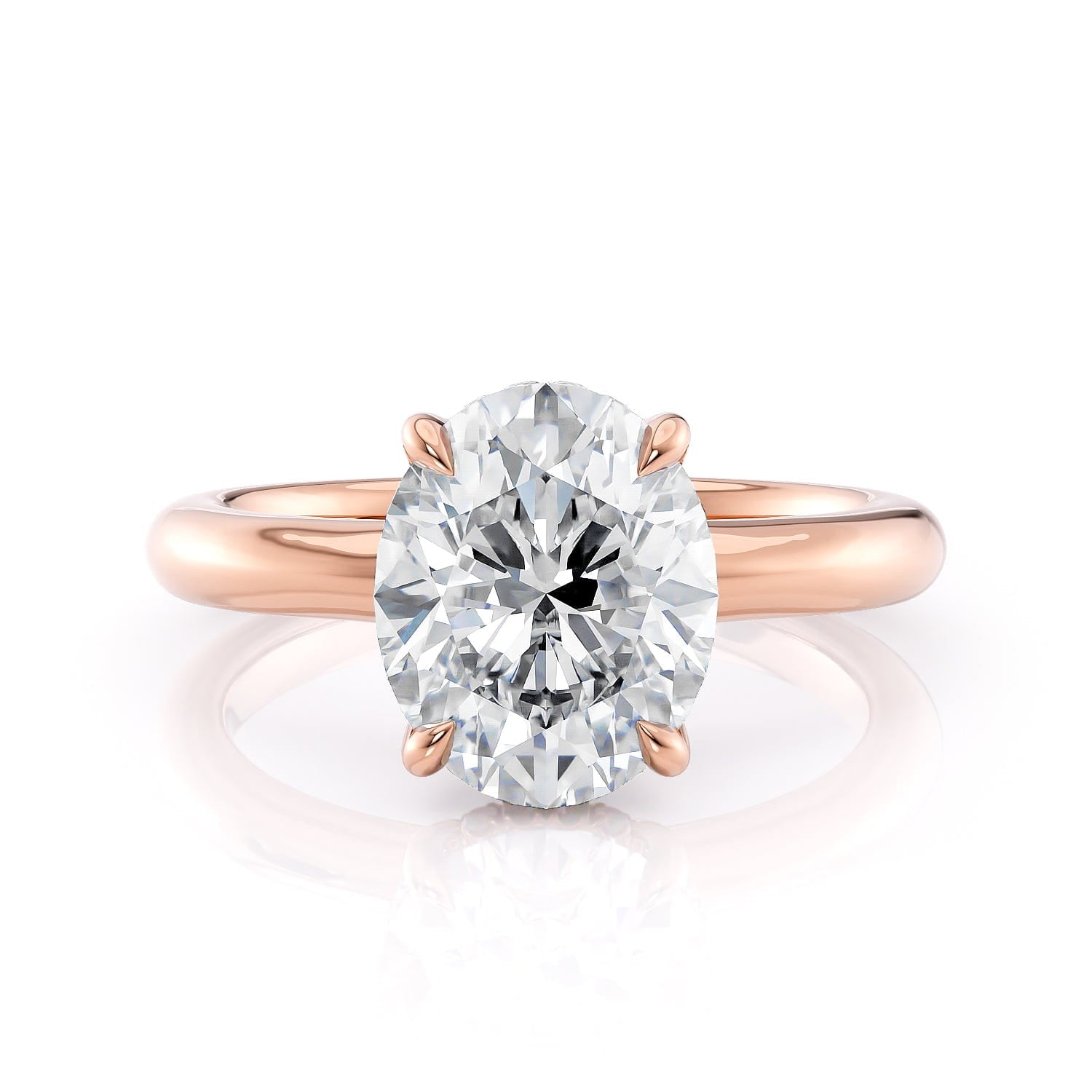 MICHAEL M Engagement Rings Crown R812-3 Oval