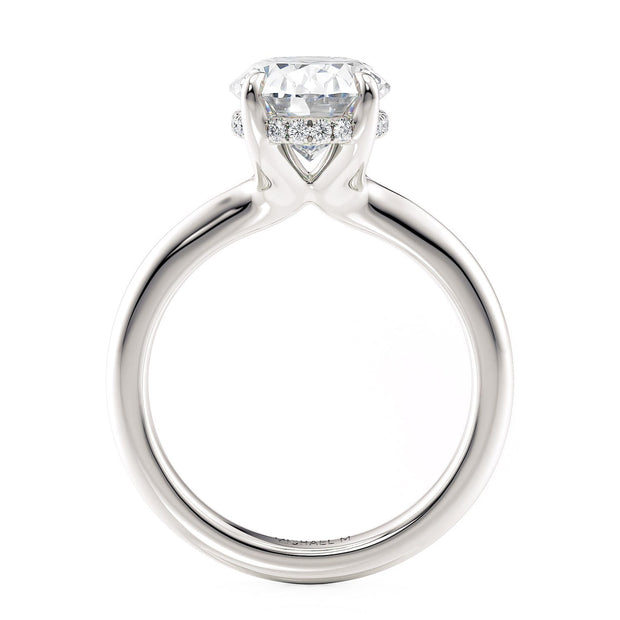 MICHAEL M Engagement Rings Crown R812-3 Oval