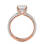 MICHAEL M Engagement Rings Crown R812PV-3 Emerald