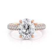 MICHAEL M Engagement Rings Crown R812PV-3 Oval