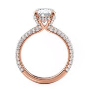 MICHAEL M Engagement Rings Crown R812PV-3 Oval