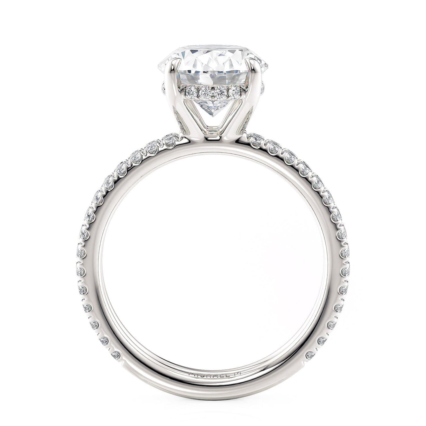 MICHAEL M Engagement Rings Crown R818-3