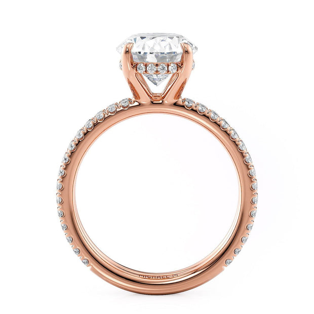 MICHAEL M Engagement Rings Crown R818-3 Oval