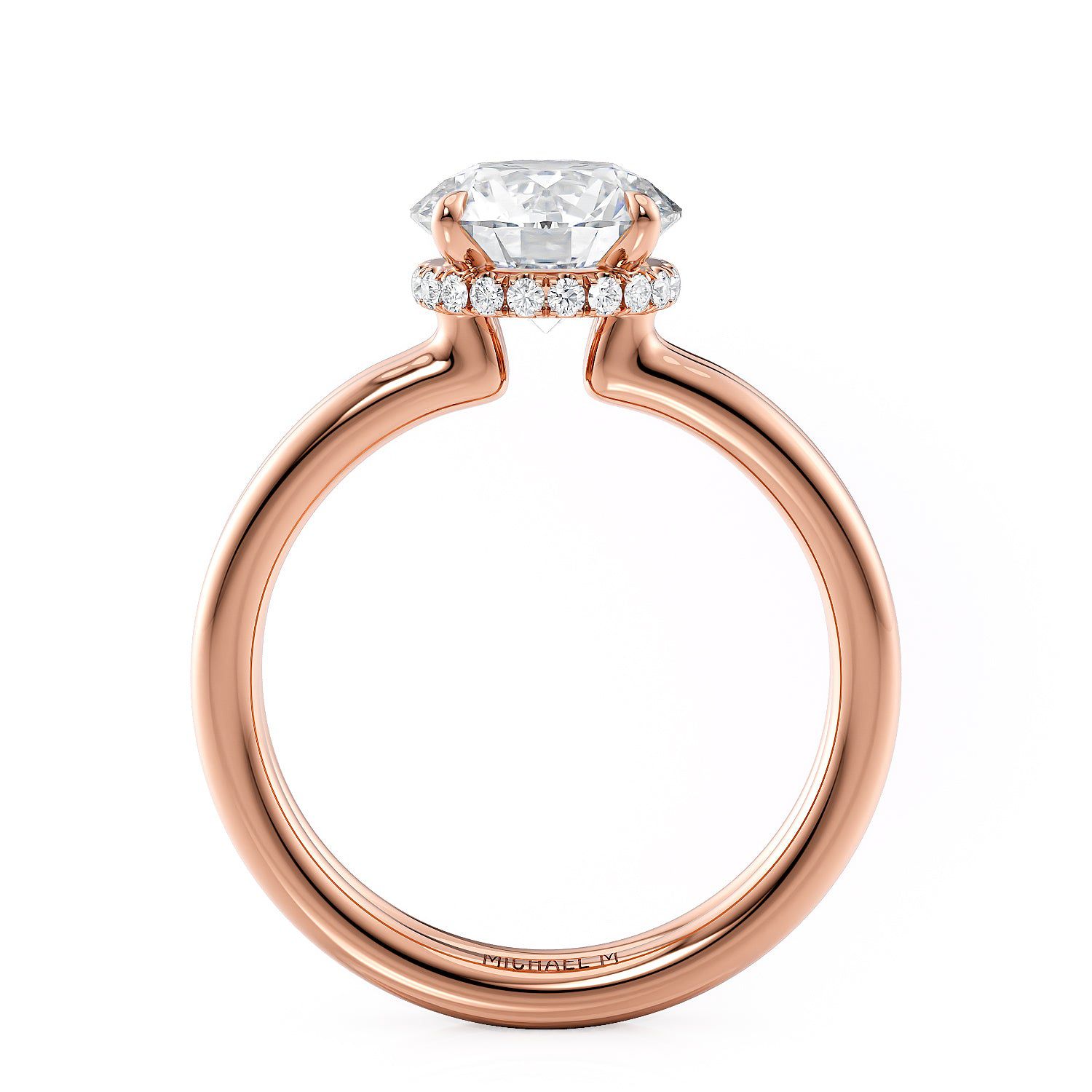 MICHAEL M Engagement Rings Crown R819-2