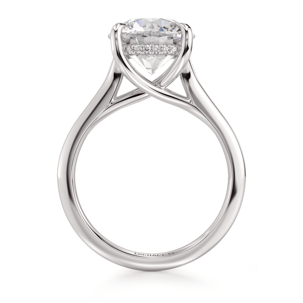 MICHAEL M Engagement Rings Crown R828-3 Round