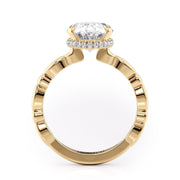 MICHAEL M Engagement Rings Crown R829-3 Oval