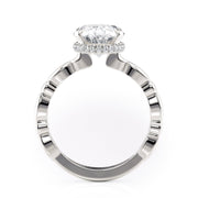MICHAEL M Engagement Rings Crown R829-3 Oval