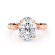 MICHAEL M Engagement Rings Crown R829-3 Oval