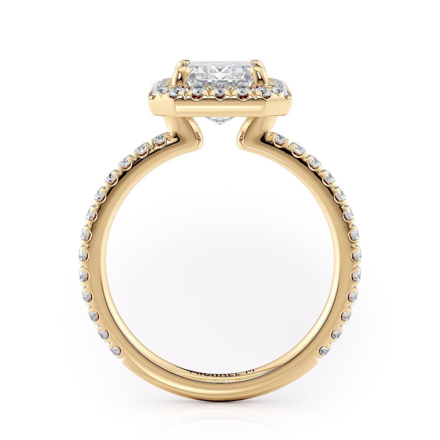 MICHAEL M Engagement Rings Europa R777-3 Emerald