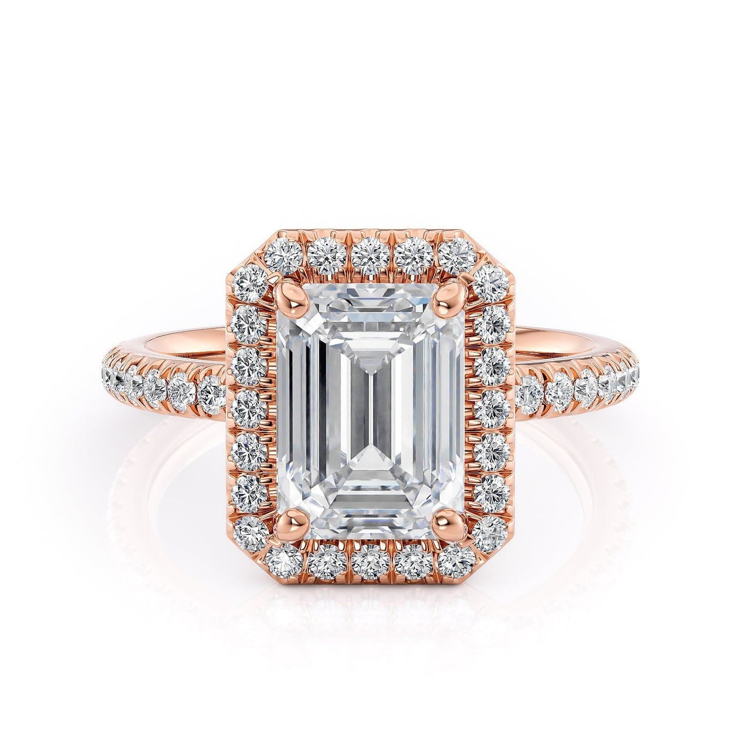 MICHAEL M Engagement Rings Europa R777-3 Emerald