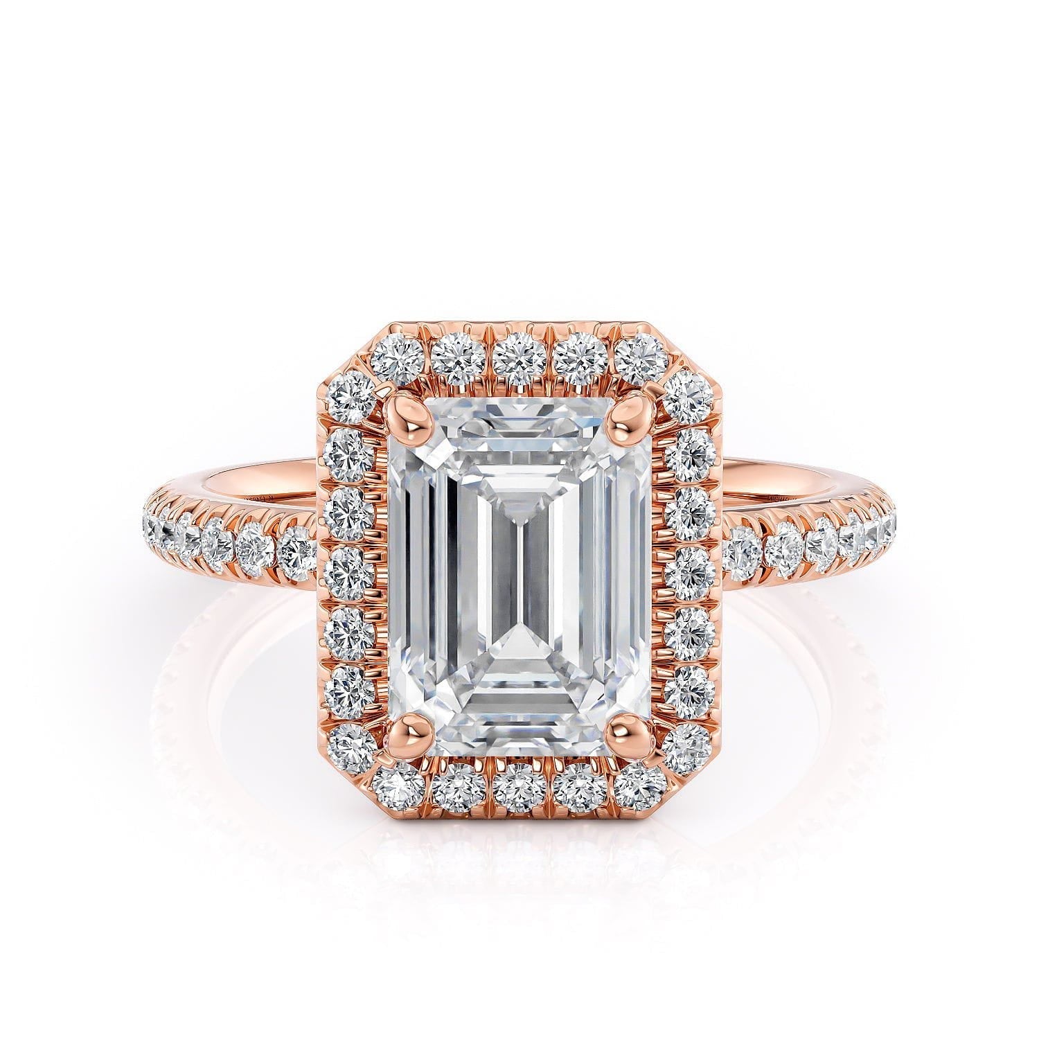 MICHAEL M Engagement Rings Europa R777-3 Emerald
