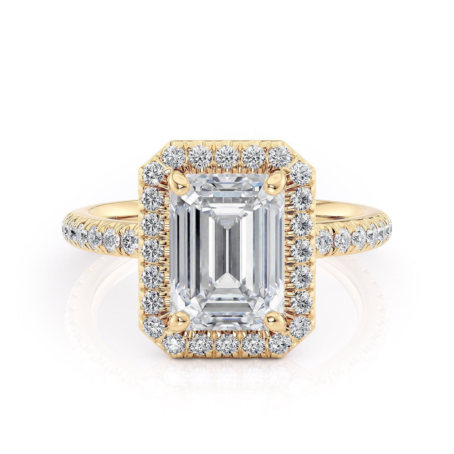 MICHAEL M Engagement Rings Europa R777-3 Emerald