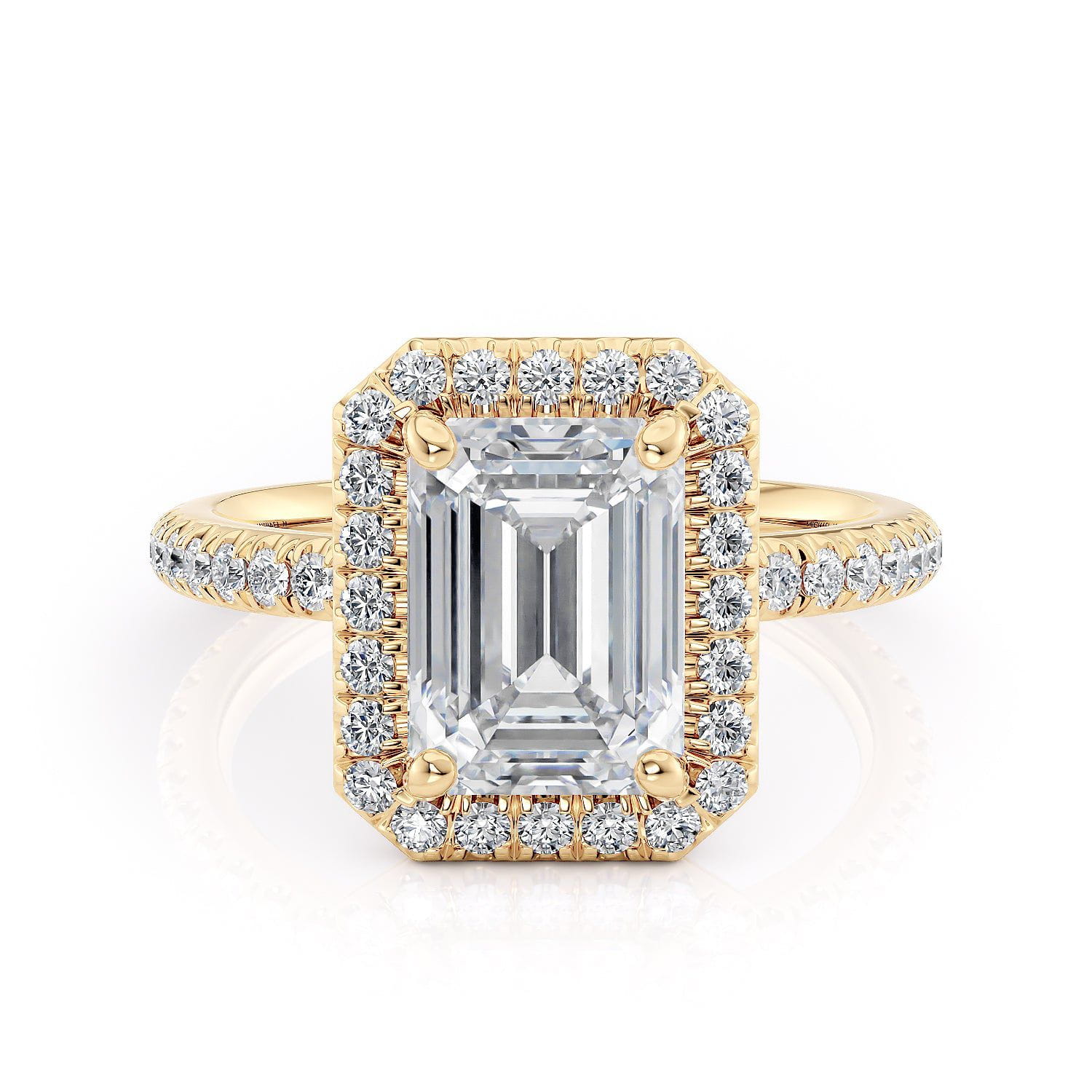 MICHAEL M Engagement Rings Europa R777-3 Emerald