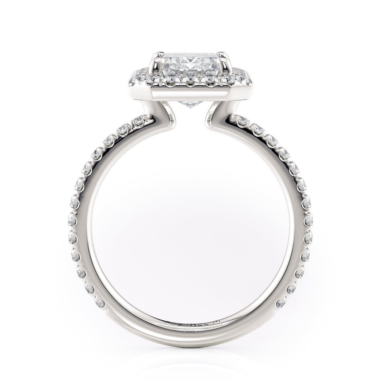 MICHAEL M Engagement Rings Europa R777-3 Emerald