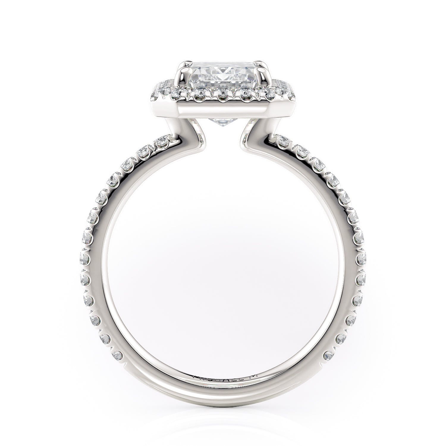 MICHAEL M Engagement Rings Europa R777-3 Emerald