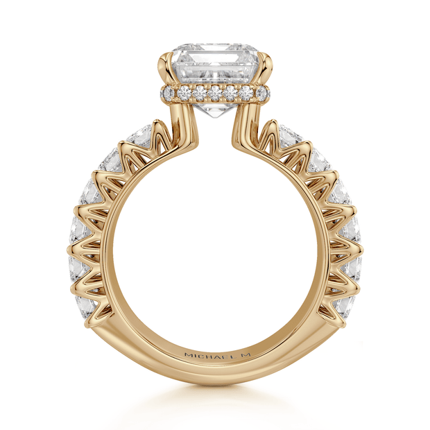 MICHAEL M Engagement Rings Meksian R904-3 Emerald