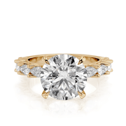 MICHAEL M Engagement Rings Meksian R905-3 Round