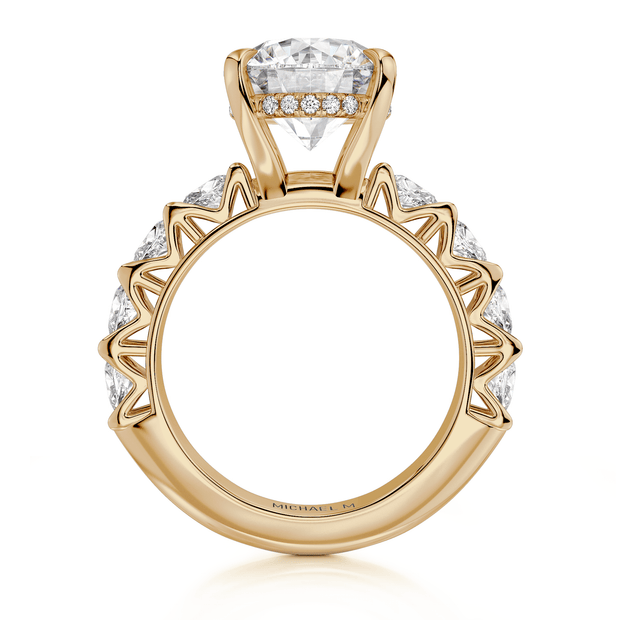 MICHAEL M Engagement Rings Meksian R905-3 Round