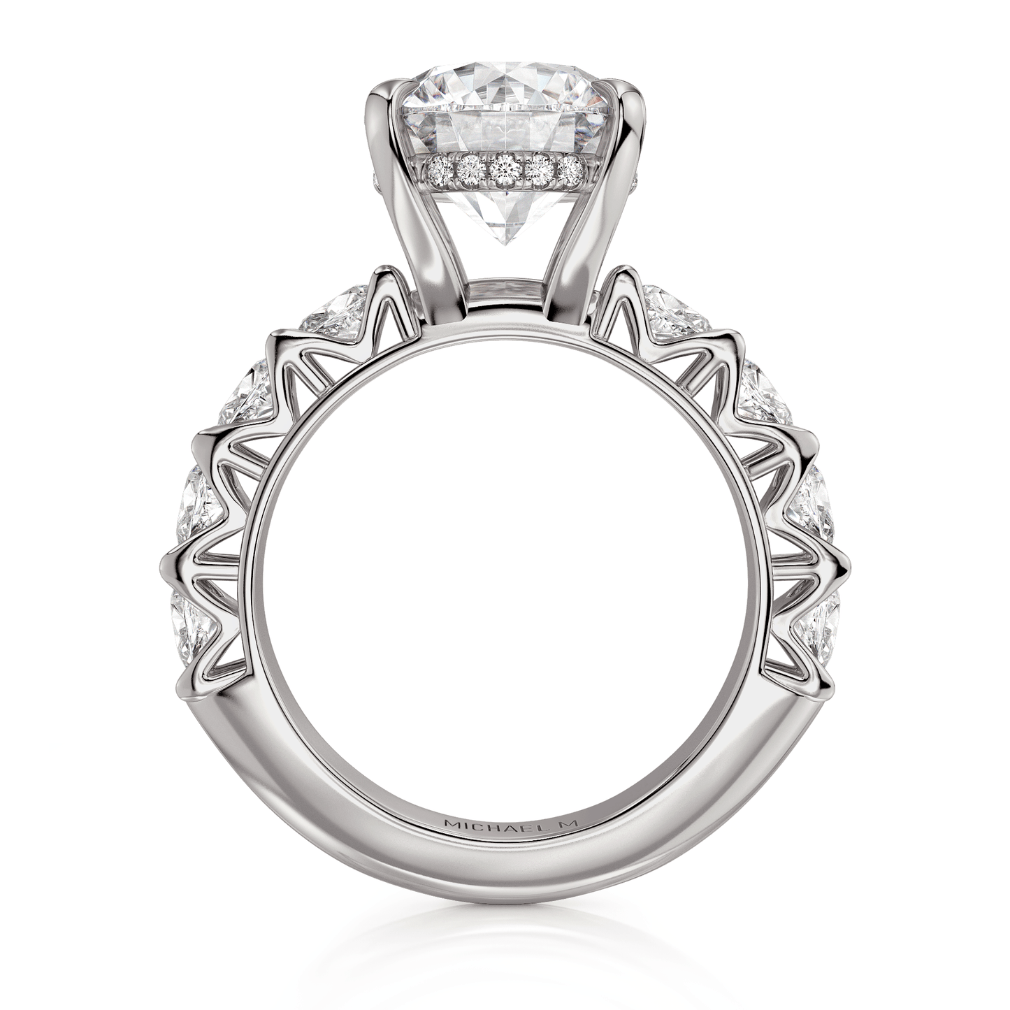 MICHAEL M Engagement Rings Meksian R905-3 Round