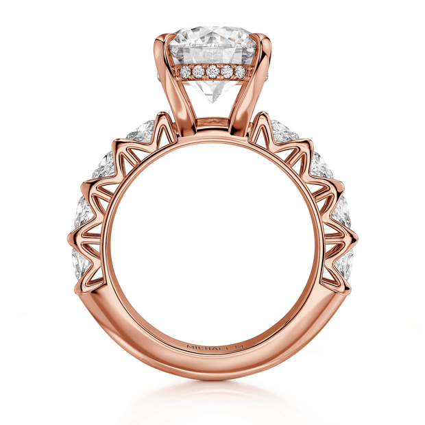 MICHAEL M Engagement Rings Meksian R905-3 Round