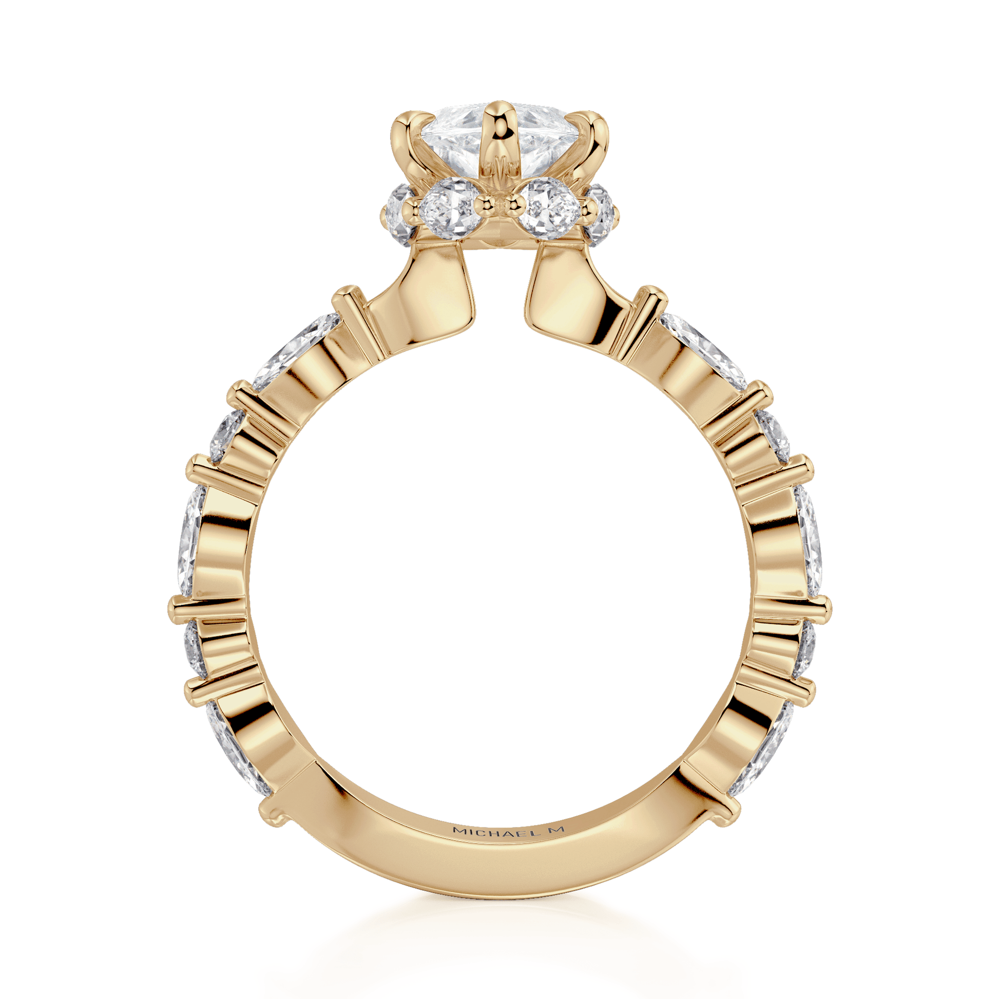 MICHAEL M Engagement Rings Monarch R831-3 Marquise