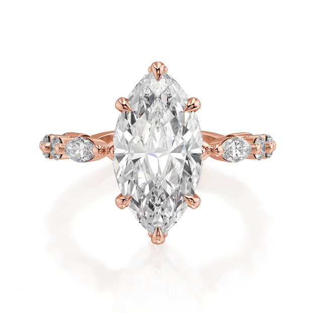 MICHAEL M Engagement Rings Monarch R831-3 Marquise
