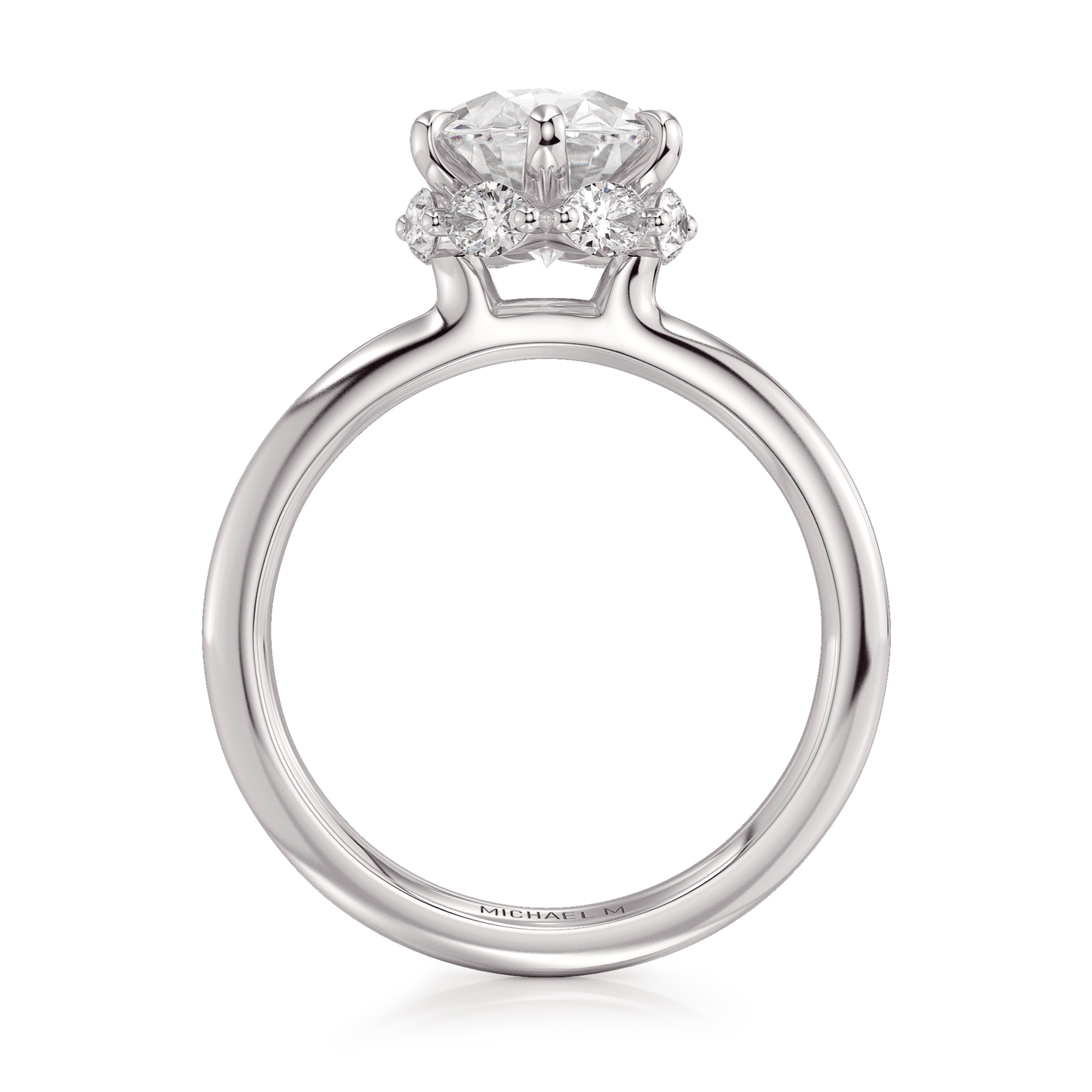 MICHAEL M Engagement Rings Monarch R834-3 Oval