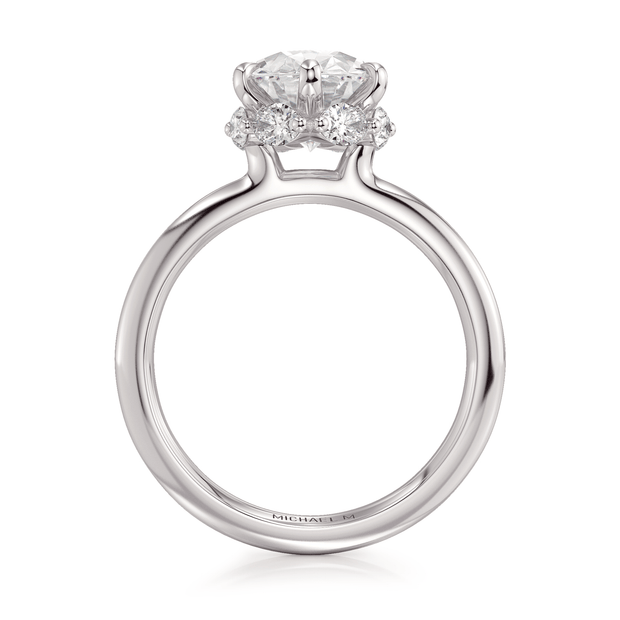 MICHAEL M Engagement Rings Monarch R834-3 Oval