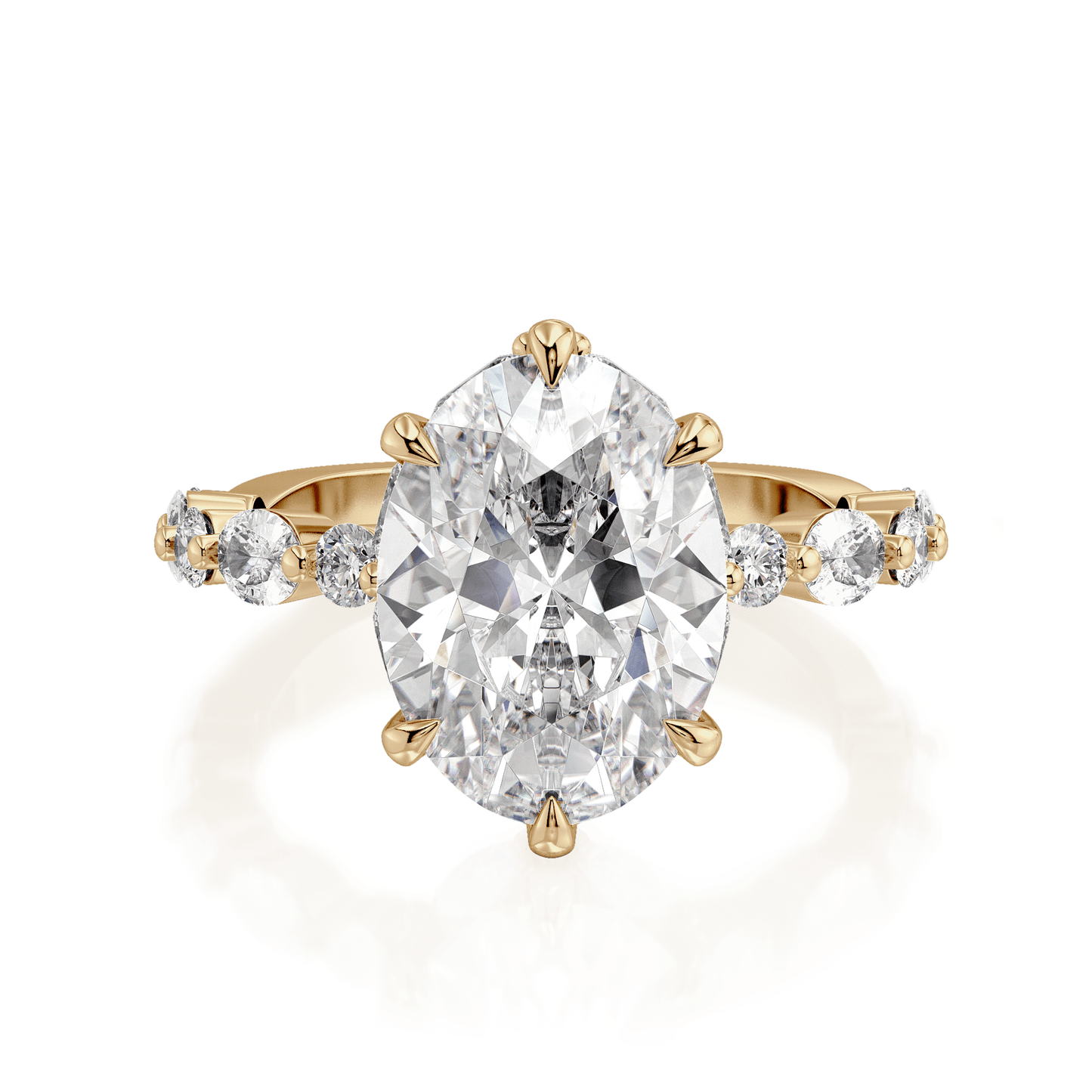 MICHAEL M Engagement Rings Monarch R837-3 Oval