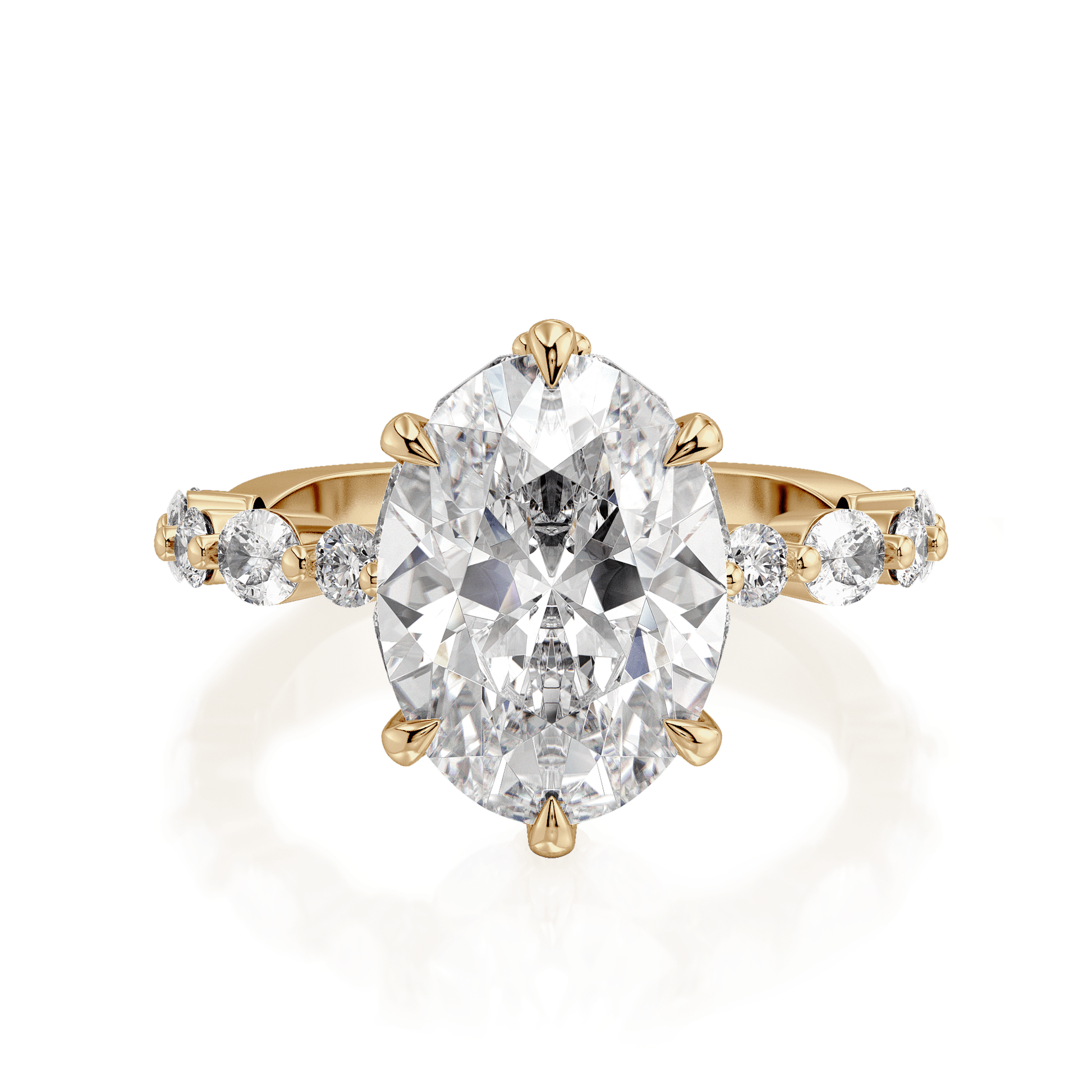 MICHAEL M Engagement Rings Monarch R837-3 Oval