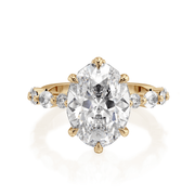 MICHAEL M Engagement Rings Monarch R837-3 Oval