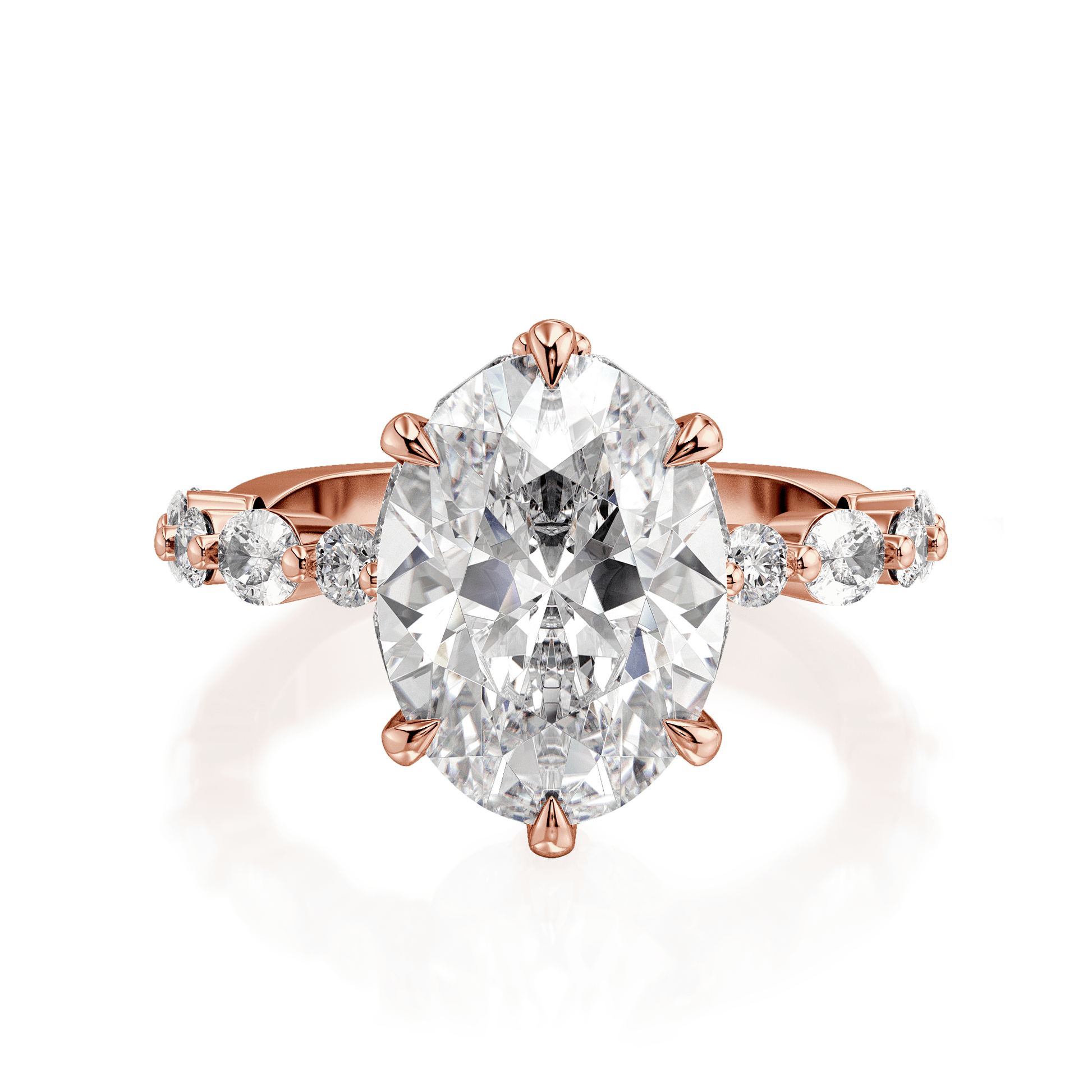 MICHAEL M Engagement Rings Monarch R837-3 Oval