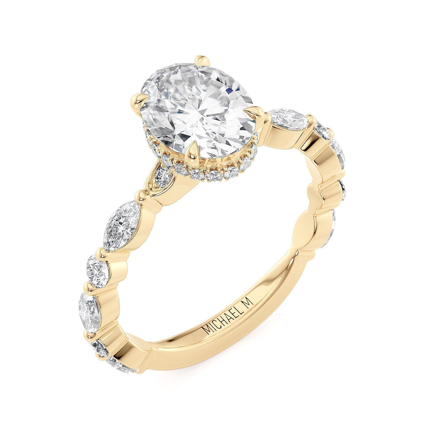 MICHAEL M Engagement Rings Montage R802-2