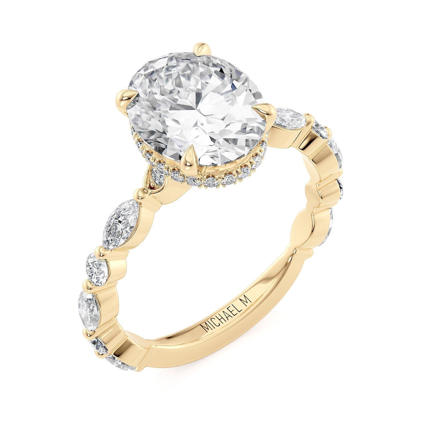 MICHAEL M Engagement Rings Montage R802-3