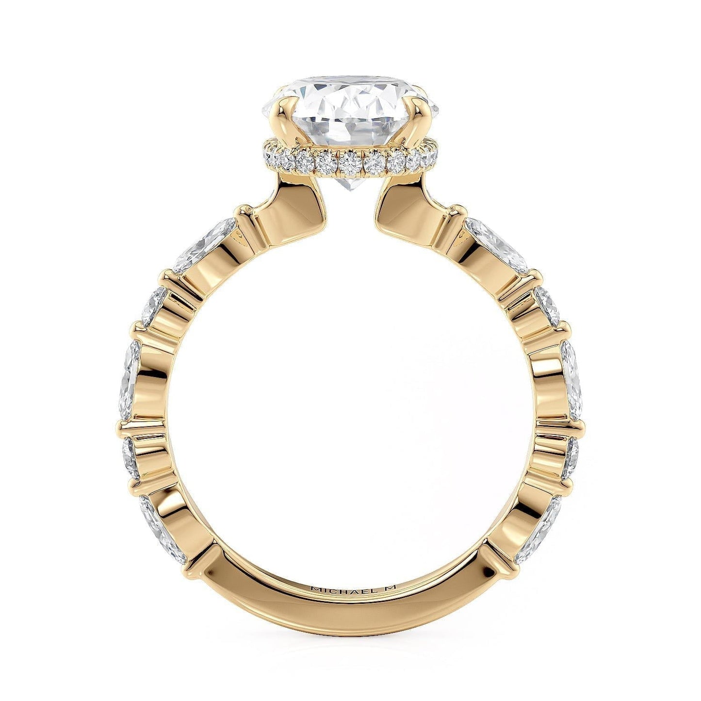 MICHAEL M Engagement Rings Montage R802-3