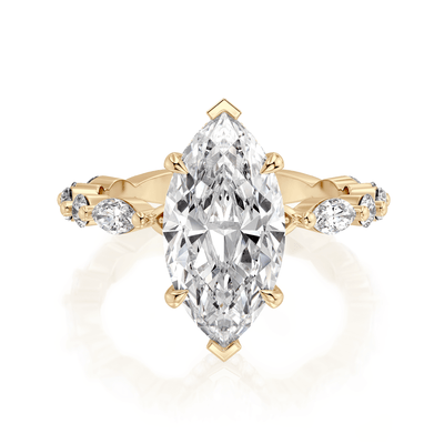 MICHAEL M Engagement Rings Montage R802-3 Marquise