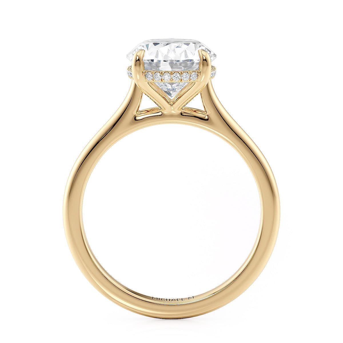 MICHAEL M Engagement Rings Montage R826-3-OV