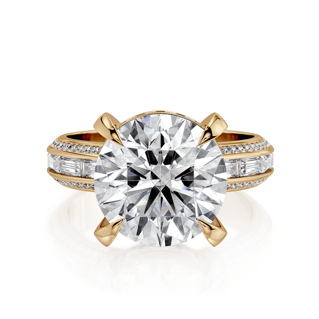 MICHAEL M Engagement Rings Montage R835-4 Round