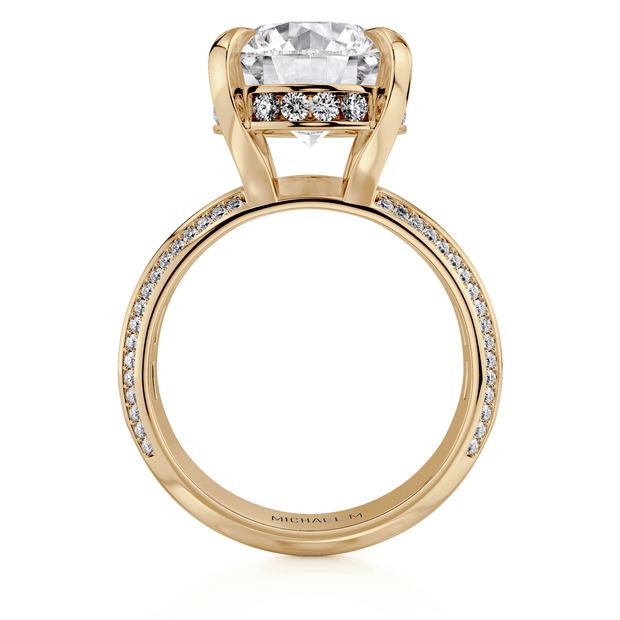 MICHAEL M Engagement Rings Montage R835-4 Round