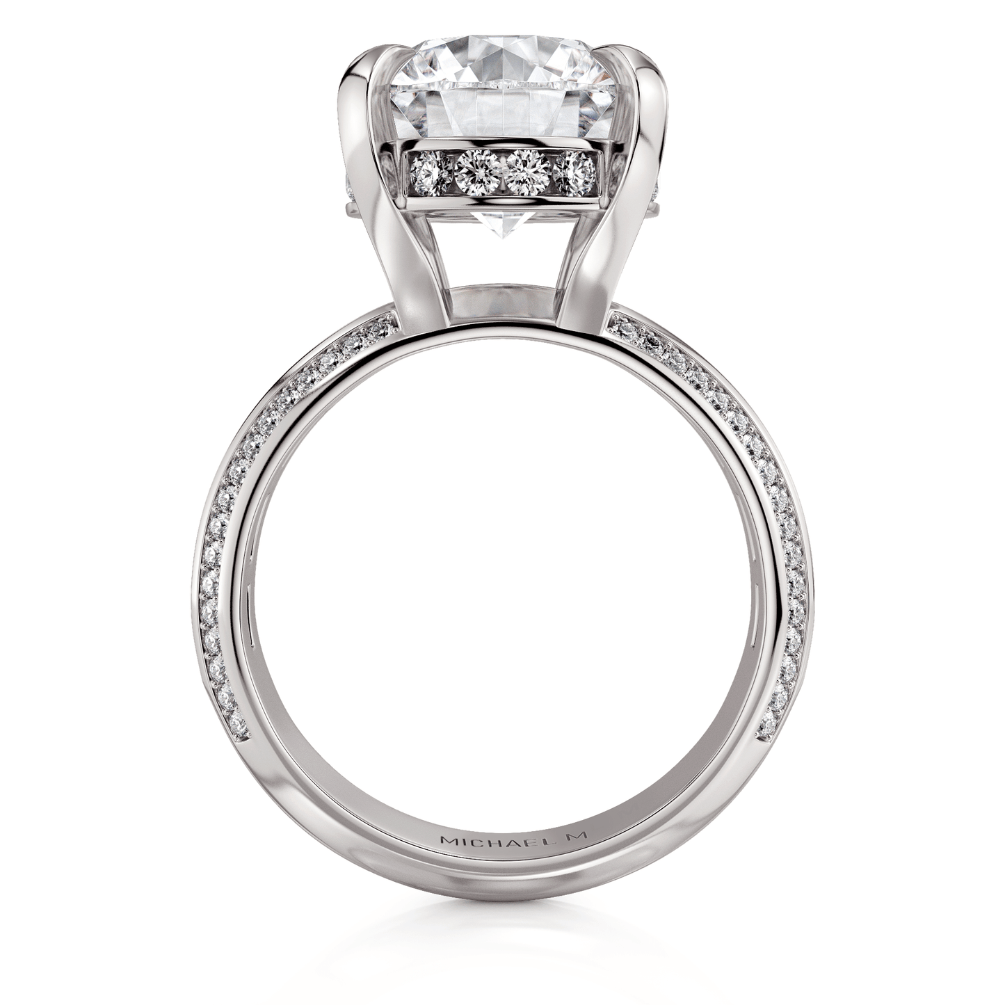 MICHAEL M Engagement Rings Montage R835-4 Round