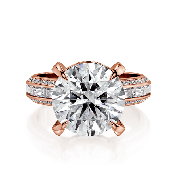 MICHAEL M Engagement Rings Montage R835-4 Round
