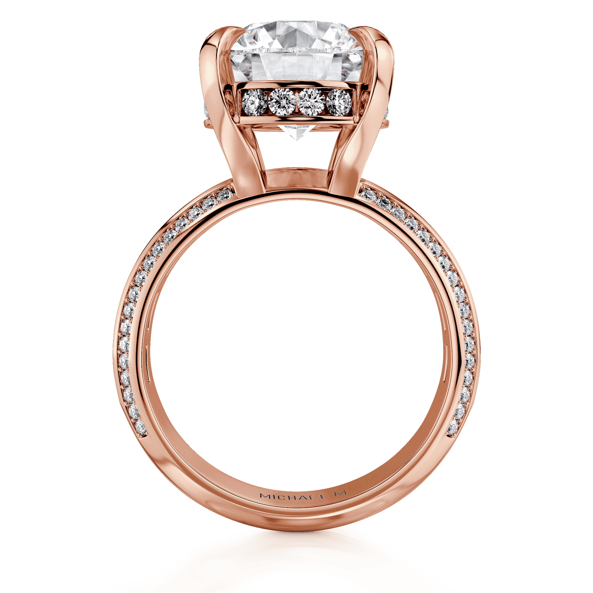 MICHAEL M Engagement Rings Montage R835-4 Round