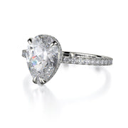MICHAEL M Engagement Rings Platinum Crown R715-2PR R715-2PRP