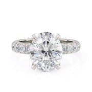 MICHAEL M Engagement Rings Platinum Crown R731L-4