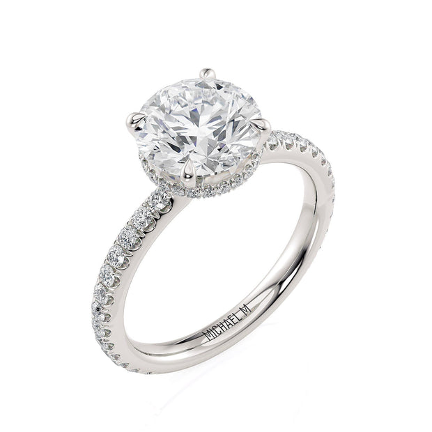 MICHAEL M Engagement Rings Platinum Crown R742-2 R742-2P