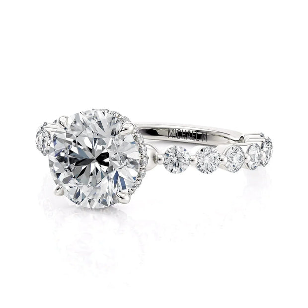 MICHAEL M Engagement Rings Platinum Crown R790-2